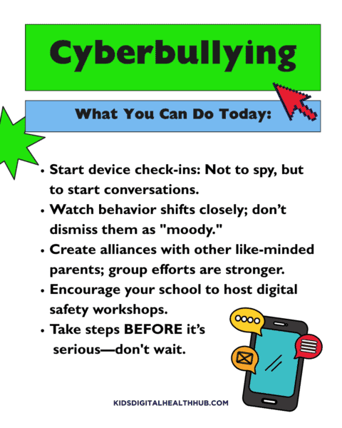 Tween Cyberbullying in Middle School & Digital Parenting: A Real-Life Story
