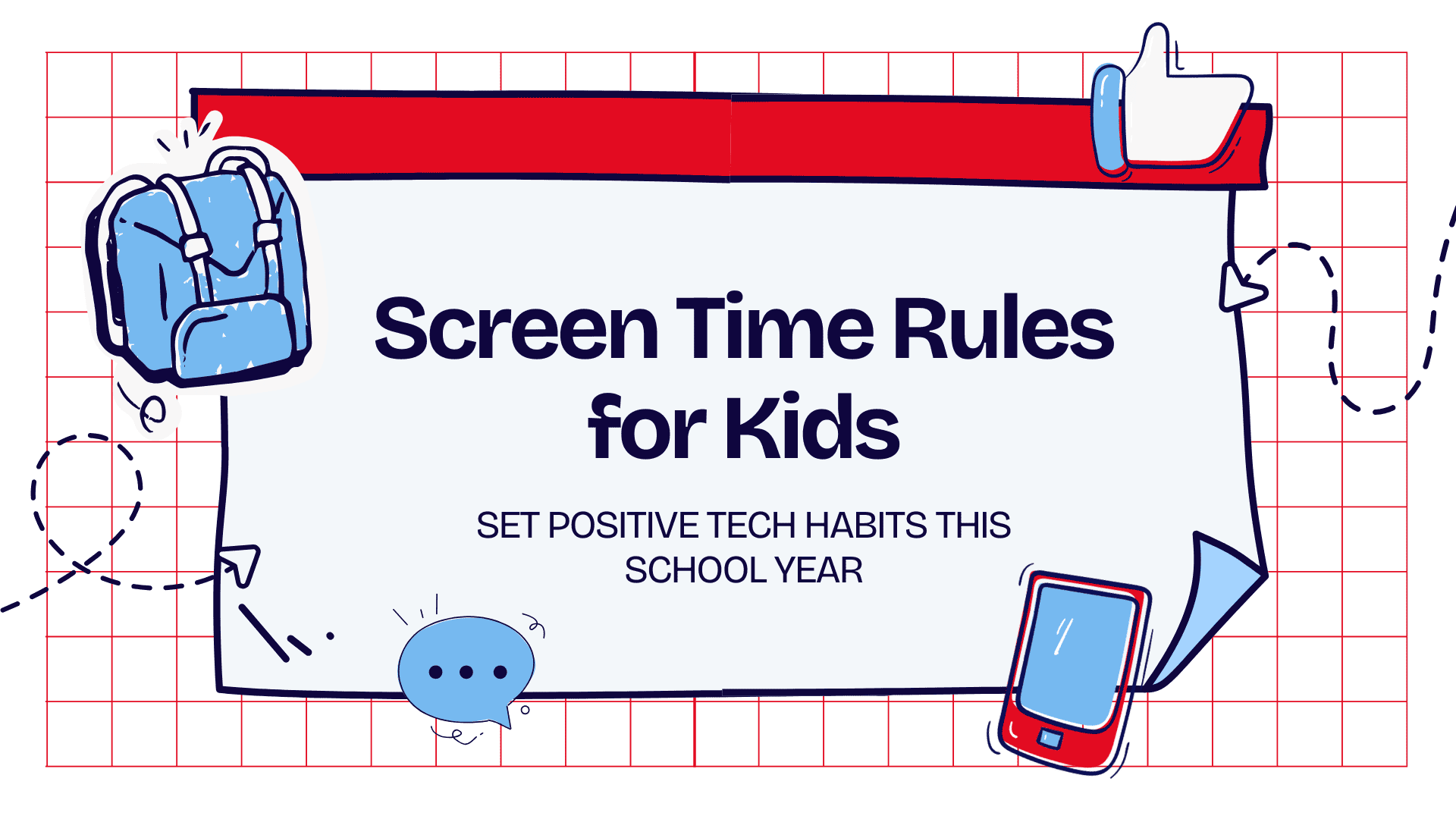 KDHH – Screen Guardians -Graphics Screen Time Rules for Kids