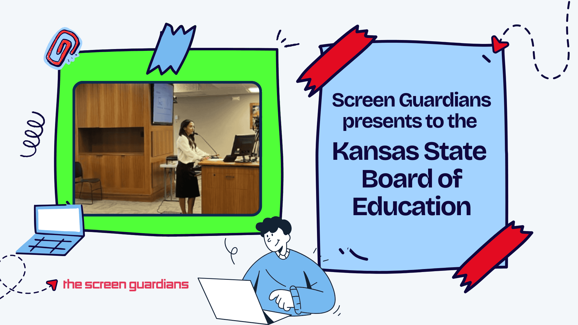 Screen Guardians presents to the Kansas State Board of Education