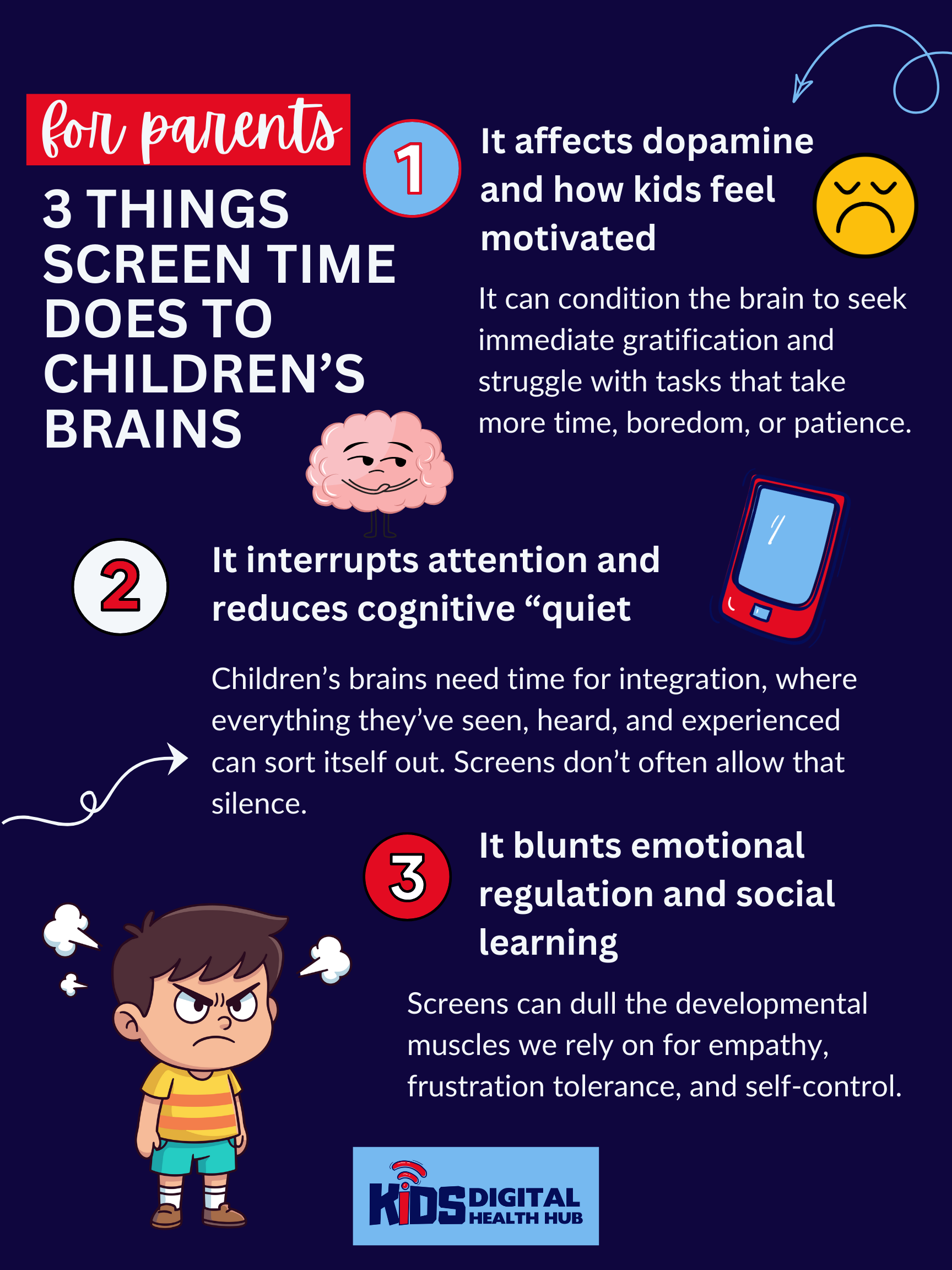 emotional regulation for kids - how screens affect kids