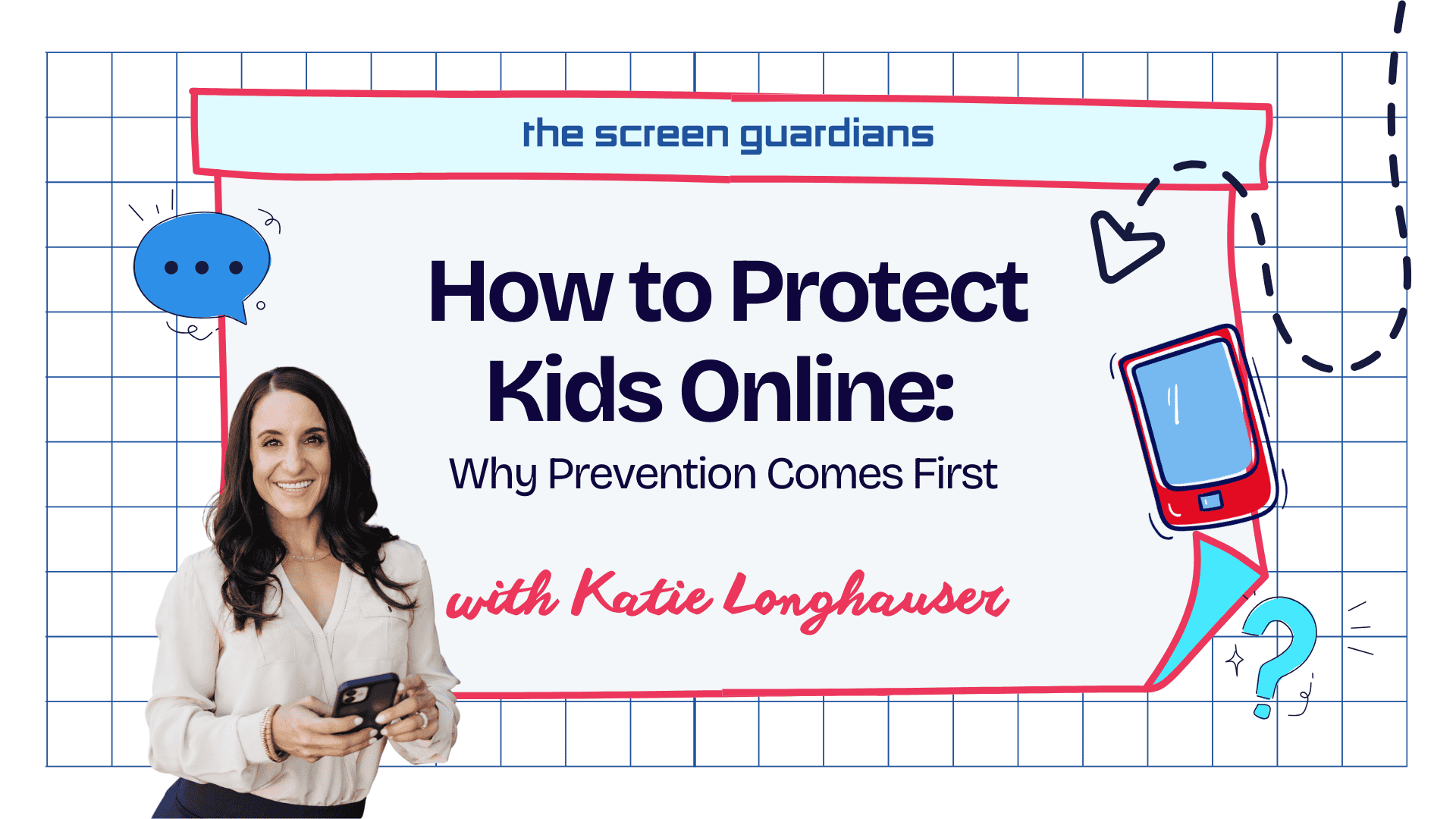 The Screen Guardians -Graphics how to protect kids online