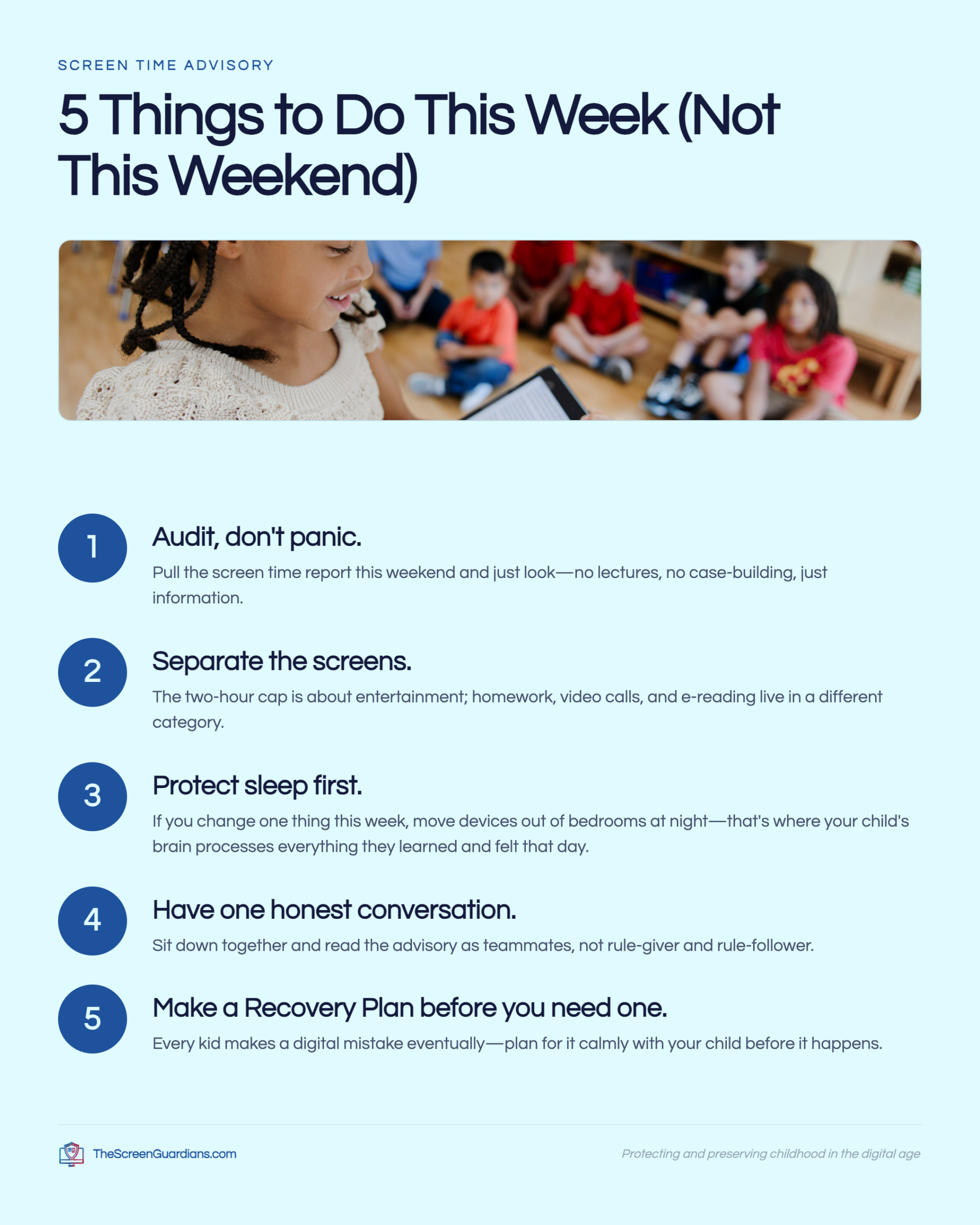 2026 Surgeon General advisory screen time
