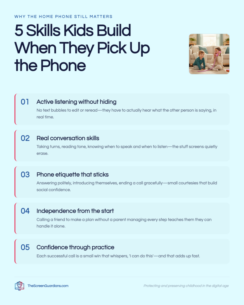 5 Skills Kids Build When They Pick Up the Phone