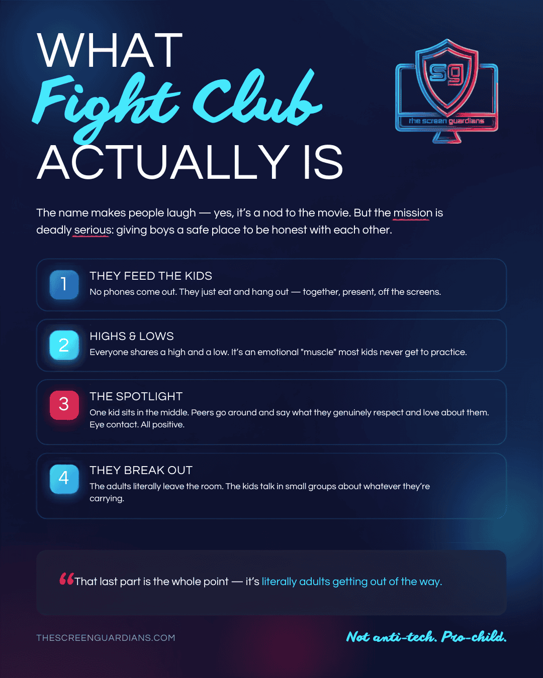 What Fight Club actually is