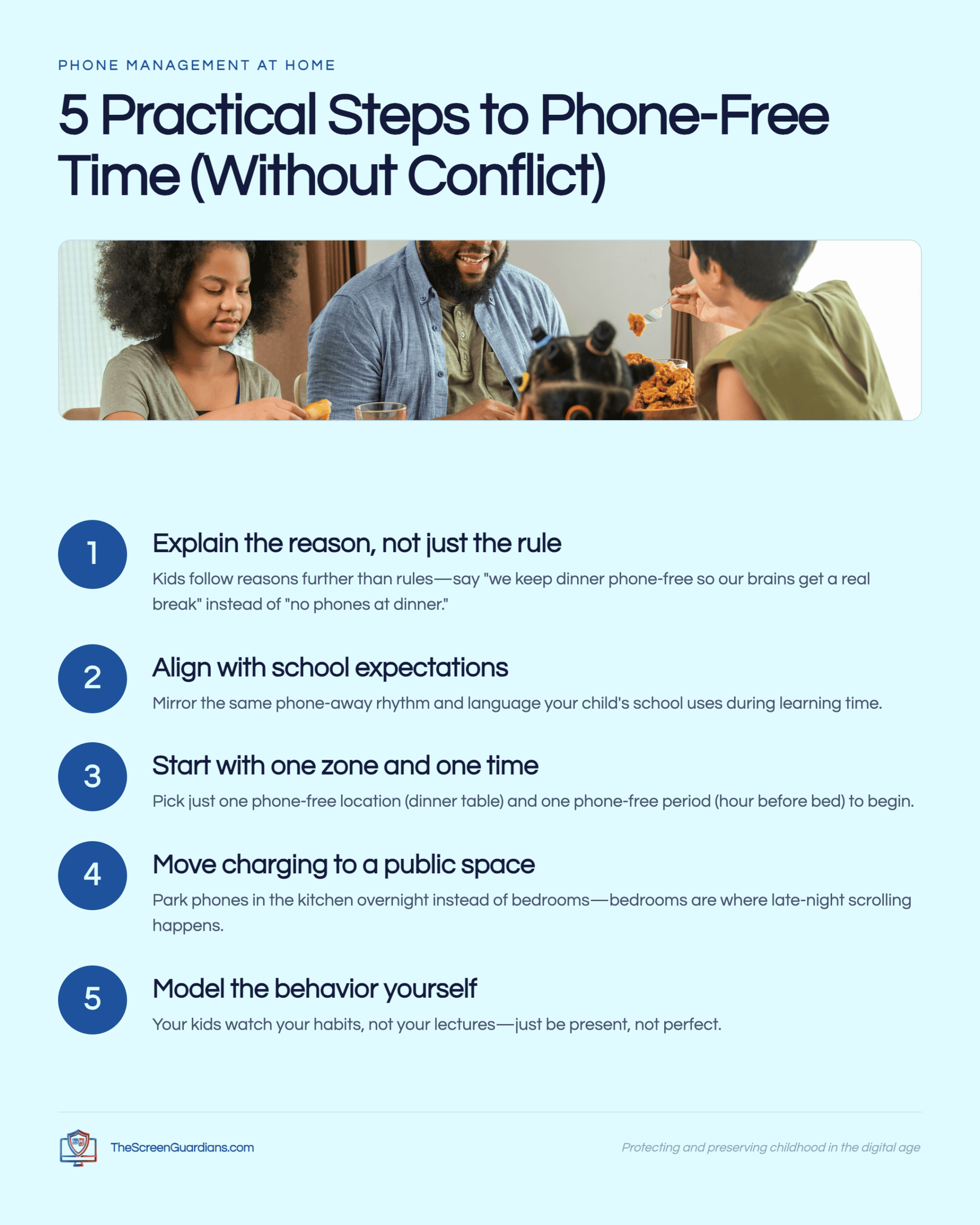 5 Practical Steps to Phone-Free Time (Without Conflict)