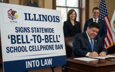 Illinois Signs Statewide ‘Bell-to-Bell’ School Cellphone Ban Into Law