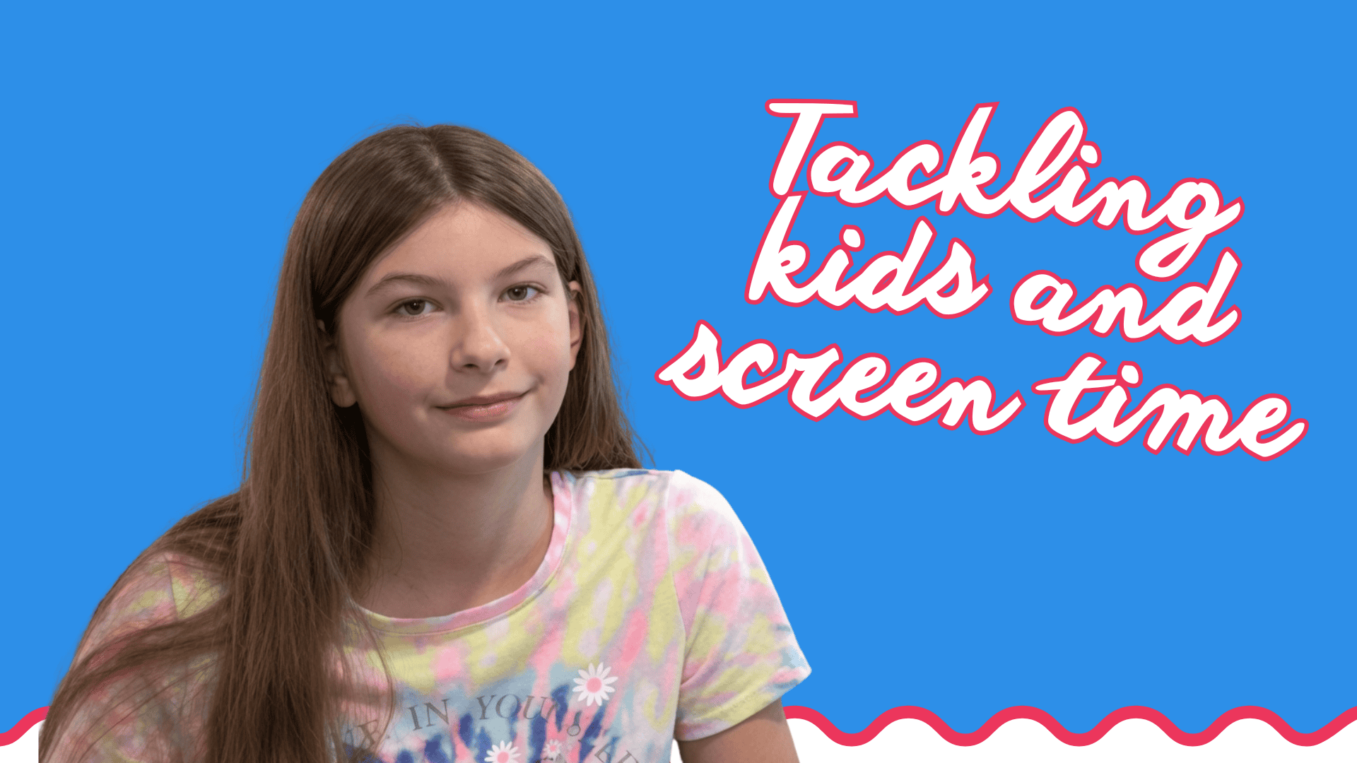 TSG Templates (Presentation) Kids and screen time — a young girl choosing outdoor play over her phone.