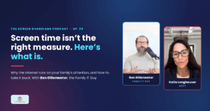 Ben Gillenwater and Katie Longhauser on kids screen time and marketing exposure